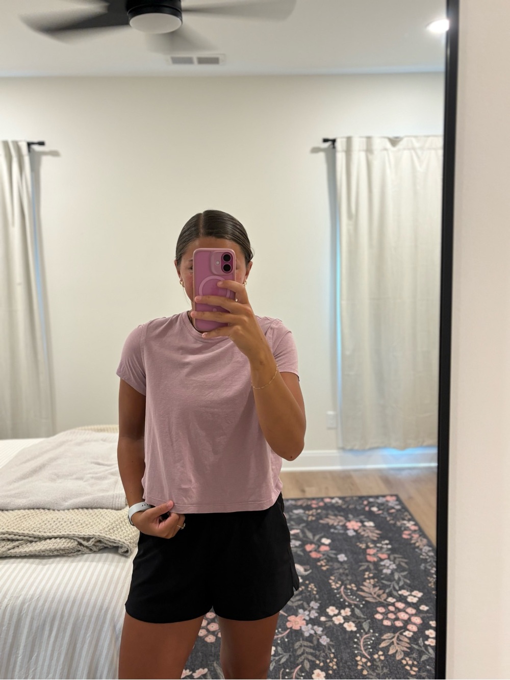 Lululemon Classic Fit Cotton Blend Tee Size Small